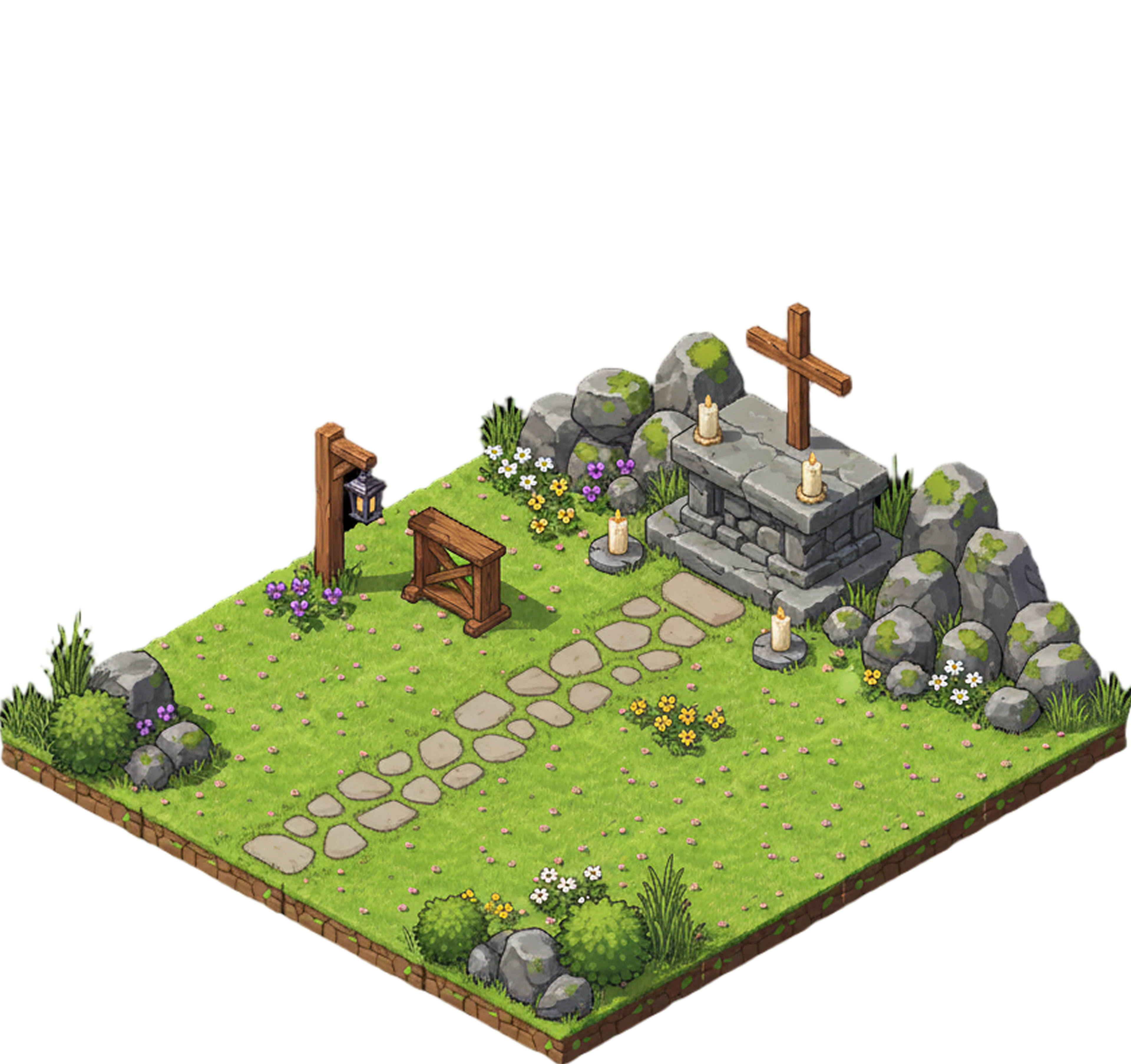 Church progress at 1 days