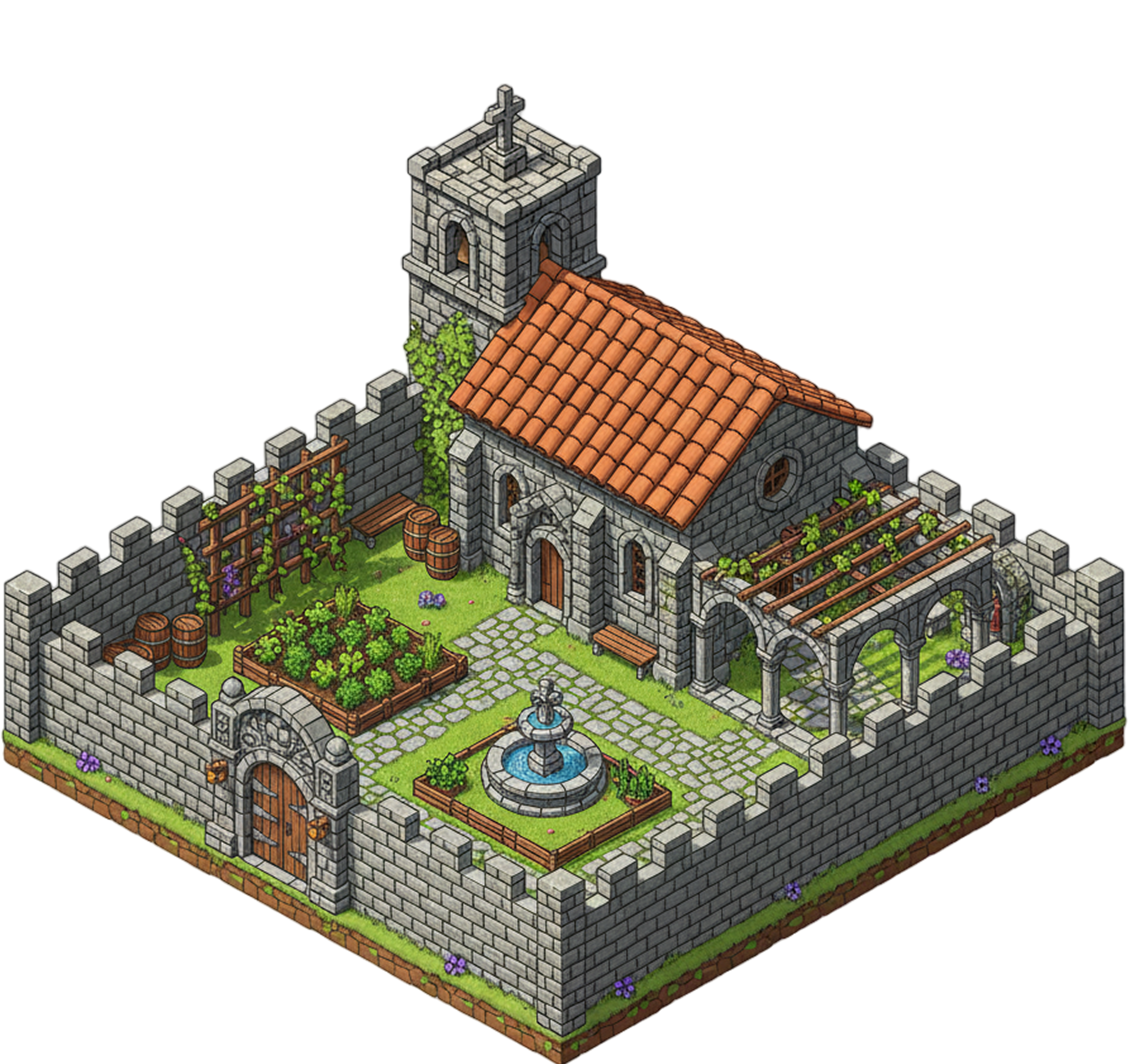 Church progress at 30 days